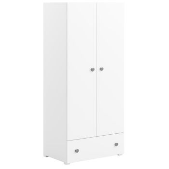 Armoire jeunesse Stella - poignées grises