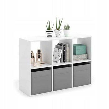 Etagère Loni 2x3 blanche