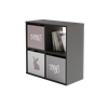 Etagère 2x2 grise Loni
