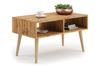 Table basse SANDI de style scandinave avec pieds en bois - Chêne Craft