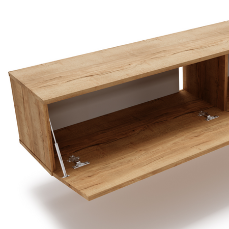Meuble TV NICOLE 160 cm - Chêne Craft