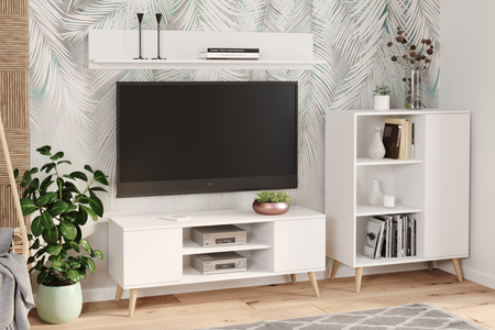 Étagère murale suspendue SHELF 100 cm - Blanc