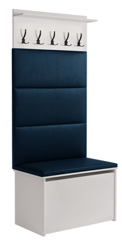 Meuble à chaussures ANDY avec siège et cintre