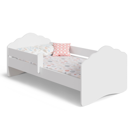 Lit enfant FALA 80x160 barrière - Blanc