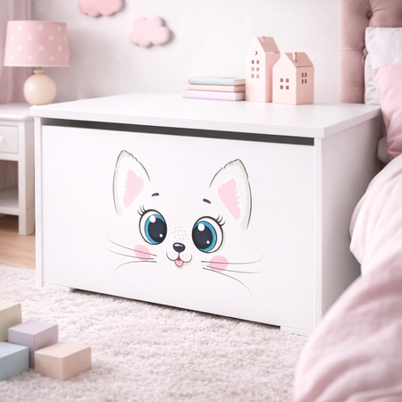 Coffre à jouets DARIA - Pink Cat