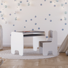 Ensemble table enfant + chaise enfant - blanc