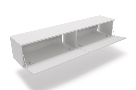 Meuble TV NICOLE 160 cm - Blanc