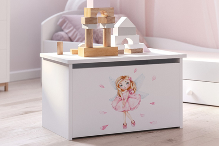 Coffre à jouets DARIA - La fille aux ailes