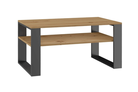 Table basse MODI - Chêne Artisan / Anthracite
