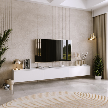 Meuble TV NICOLE 80 cm - Blanc