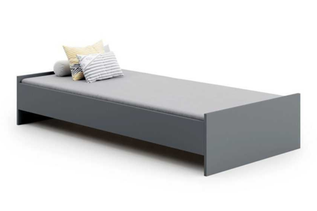 Lit pour adolescent KARO 90x190 - Gris