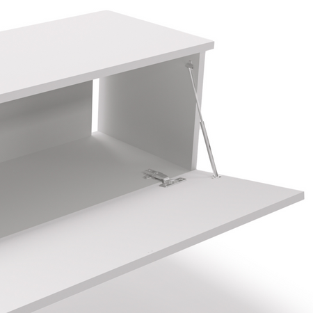 Meuble TV NICOLE 160 cm - Blanc