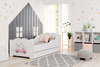 Lit simple pour enfant ANNA 70x140 avec tiroir - Chat