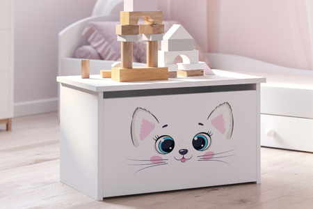 Coffre à jouets DARIA - Pink Cat