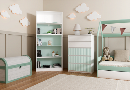 MALMO Commode M5 Impression à la menthe