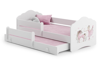 Lit double FALA II 160x80 - La fille à la licorne
