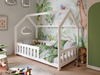 Lit cabane DUBI enfant 160x80 - couleur Blanc