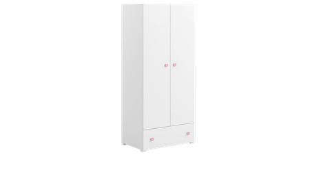 Armoire jeunesse Stella - poignées grises