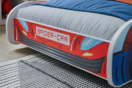 Lit pour enfant de la série AUTO 70x140 graphique matelas - SPIDER