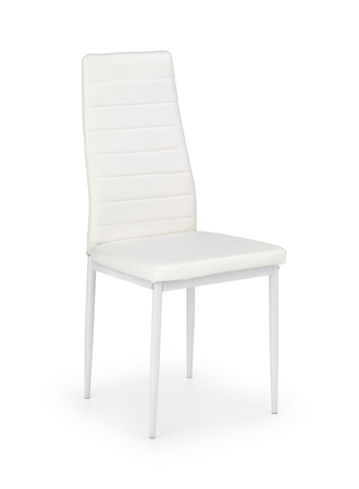 Chaise en cuir écologique – couleur Blanche