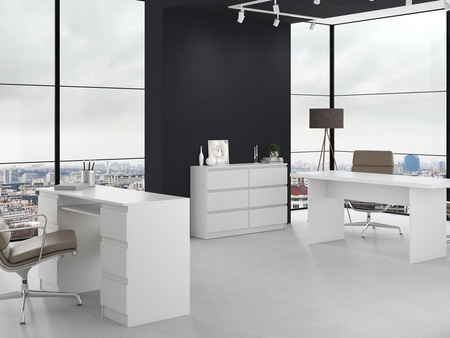 MALMO M6 commode 120cm Blanc