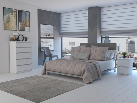 MALMO M5 Commode blanche