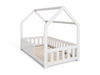 Lit cabane DUBI enfant 160x80 avec matelas - couleur Blanc
