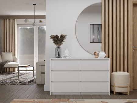 KALIA S6 commode 120cm Blanc