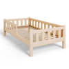 Lit enfant PINI 80x160 en bois non verni - Naturel