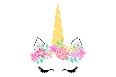 Lit enfant FALA 80x160 avec barrière, tiroir et graphisme - Licorne