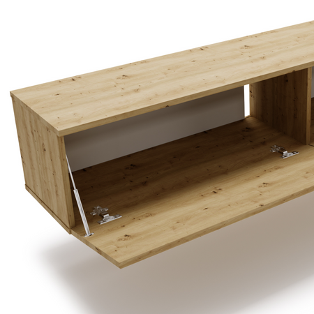 Meuble TV NICOLE 160 cm - Chêne Artisan