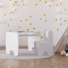 Ensemble table enfant + chaise enfant - blanc