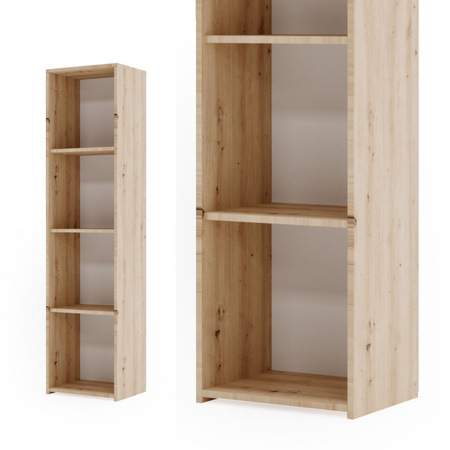 Étagère colonne LONI 160x40 cm - Chêne Artisan
