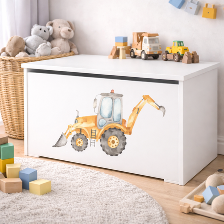 Coffre à jouets DARIA - Pelleteuse