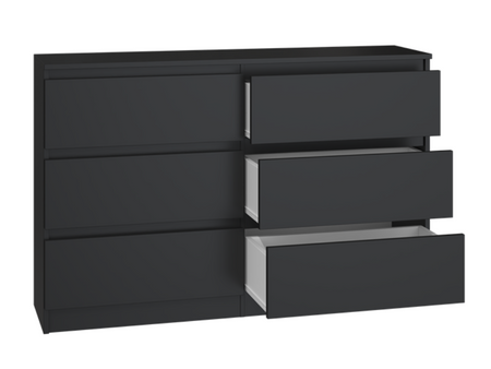 MALMO M6 commode 120cm Noir