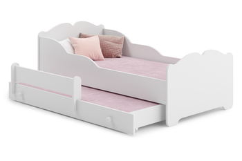 Lit gigogne ANNA II 160x80 - Blanc