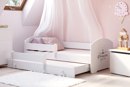 Lit enfant double gigogne LUK II 80x160 - Princess