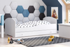 Lit enfant LUK 70x140 avec tiroir - Blanc