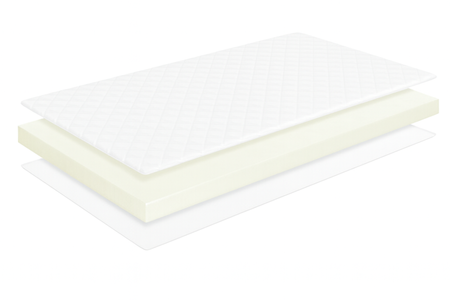 Matelas matelassé en mousse 180x80x8 cm