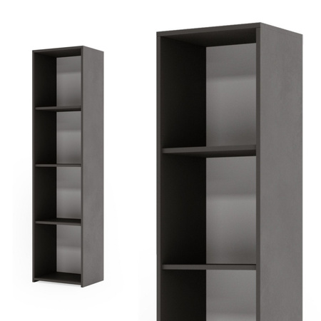 Étagère colonne LONI 160x40 cm - Gris