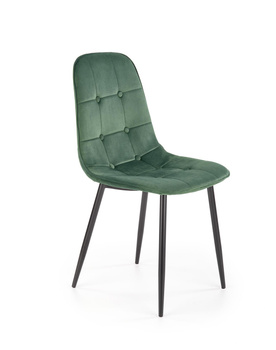 Chaise en tissu velvet – couleur Vert