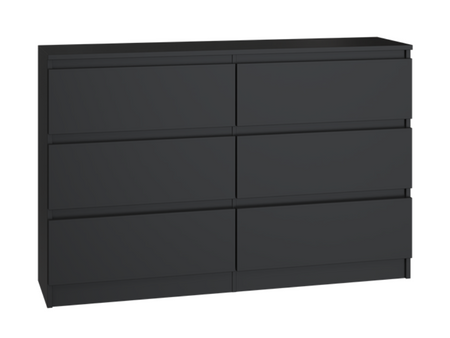 MALMO M6 commode 120cm Noir