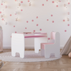 Ensemble table enfant + chaise enfant - blanc