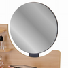 Coiffeuse de style scandinave avec un miroir blanc