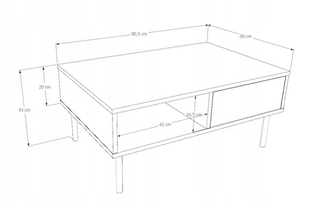 Table basse Vénus en cachemire