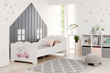 Lit enfant simple ANNA 80x160 - Chat