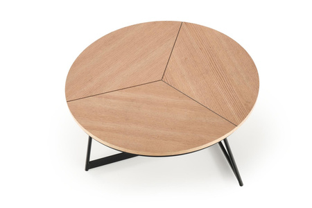 Table basse ronde KARI – couleur Chêne naturel