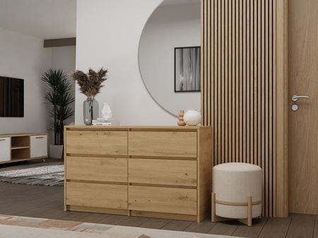 Commode KALIA S6 120cm Dąb artisan