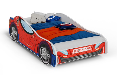Lit pour enfant de la série AUTO 70x140 graphique matelas - SPIDER