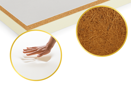 Matelas en mousse - noix de coco 140x70x8 cm